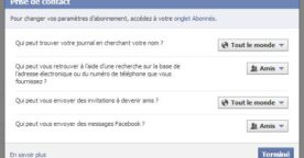 Contrôler votre visibilité sur Facebook