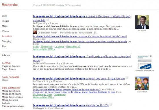 facebook réseau social