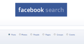 Facebook Search : un moteur de recherche pour Facebook