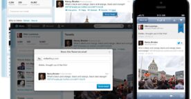 Twitter lance le partage de tweets par mail