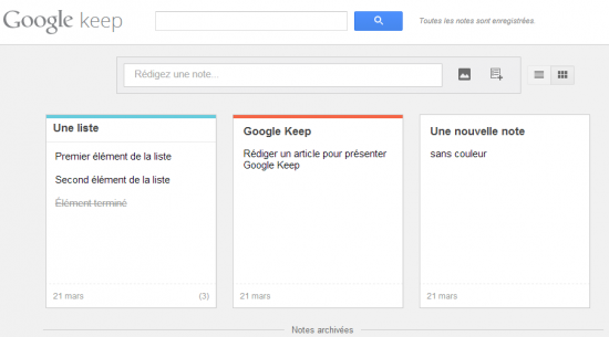 google-keep-dashboard