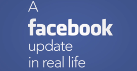 Les mises à jour Facebook dans la vraie vie