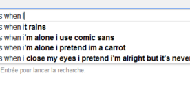 12 suggestions de Google Suggest complètement décalées