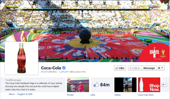 coca facebook