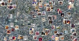 Une carte du monde des photos de chats