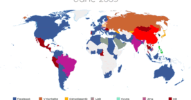 La carte mondiale des réseaux sociaux – Été 2014