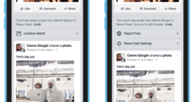 Facebook permet aux utilisateurs de personnaliser leur Newsfeed