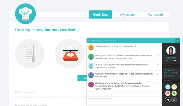 Click to Community depuis le site_opt