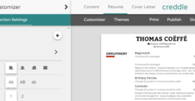 Creddle : créer un CV personnalisé en important ses données LinkedIn