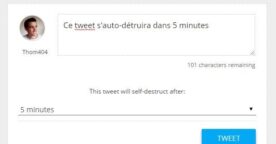 Publier des tweets qui s’auto-détruisent avec Daytweet
