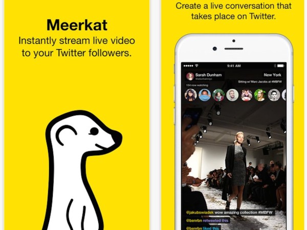 Meerkat : la nouvelle application de live-streaming vidéo qui cartonne sur  Twitter