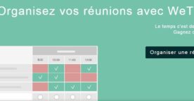 WeTime : organiser simplement ses réunions via Gmail et Outlook