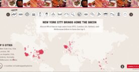 Une carte des spécialités culinaires les plus populaires sur Instagram