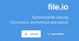 File.io : pour envoyer des fichiers (jusqu’à 50 Go) et programmer leur destruction