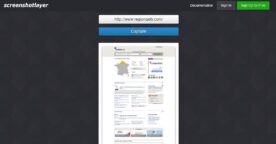 Screenshotlayer : un outil en ligne pour capturer des pages web entières en entrant l’URL
