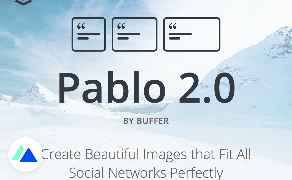 Pablo 2.0, l’outil idéal pour créer des images pour Facebook, Twitter ...