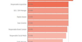 Les salaires des métiers du digital en 2016