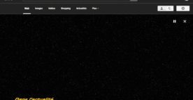 « A long time ago in a galaxy far, far away… » : pour transformer Google en générique Star Wars
