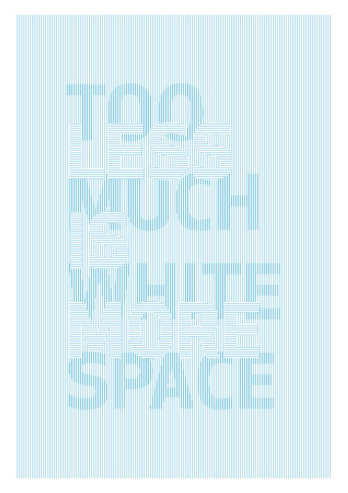 more whitre space