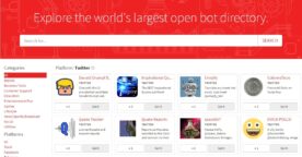 BotPages : un moteur de recherche de bots Facebook Messenger, Slack, WhatsApp, Twitter…