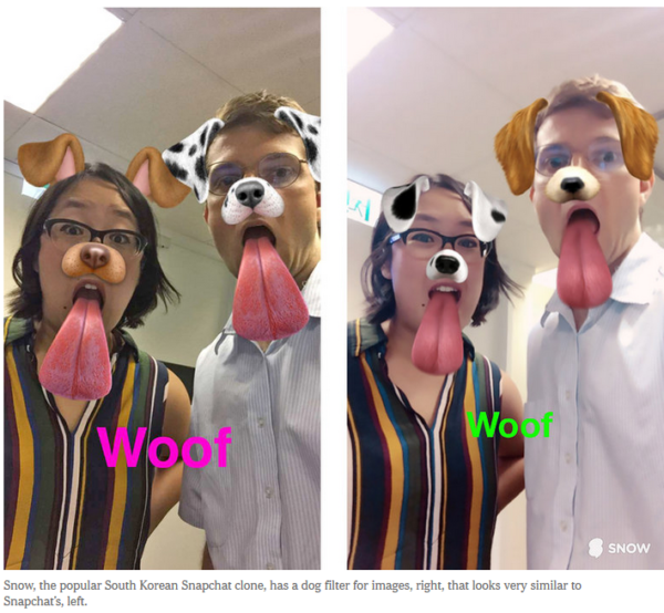 SnapChat sud coréen