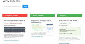 Varvy : un outil pour tester la conformité de son site avec les guidelines de Google