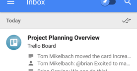 Inbox intègre Trello, GitHub et les alertes Google