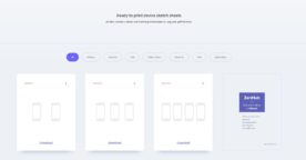 Sketchsheets : imprimer les principaux modèles d’interfaces web et mobile