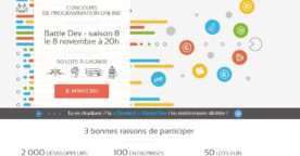 Battle dev : une nouvelle édition du concours de développement le 8 novembre