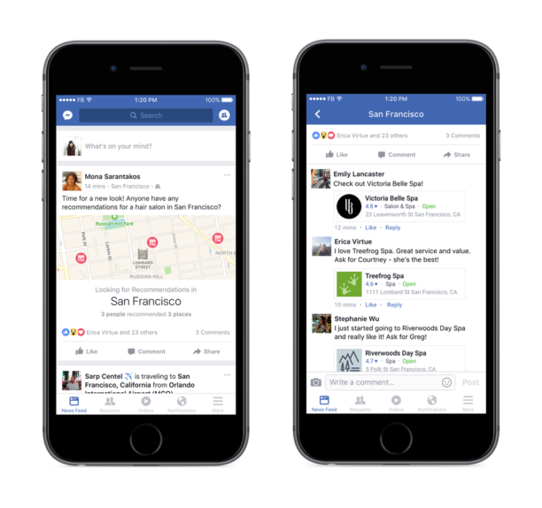 facebook-recommandation