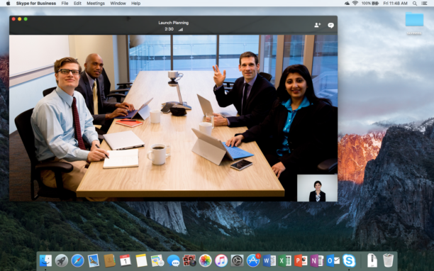 mac skype for business