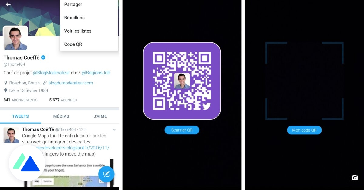 Twitter : un QR code pour suivre les utilisateurs, comme sur Snapchat - BDM