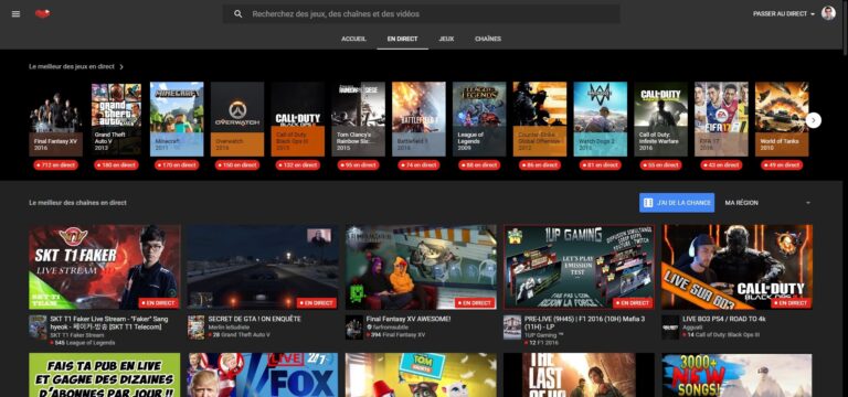 L’application YouTube Gaming Tire Sa Révérence