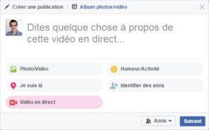 Facebook Live : diffuser une vidéo en direct depuis son ordinateur, c ...