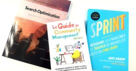 3 livres à découvrir et à gagner sur le SEO, le community management et la gestion de projet