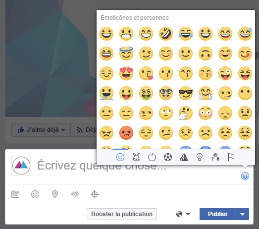 Facebook Accedez A La Liste Des Emojis A Inserer Dans Vos Publications Bdm