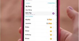 Snapchat lance les stories de groupe