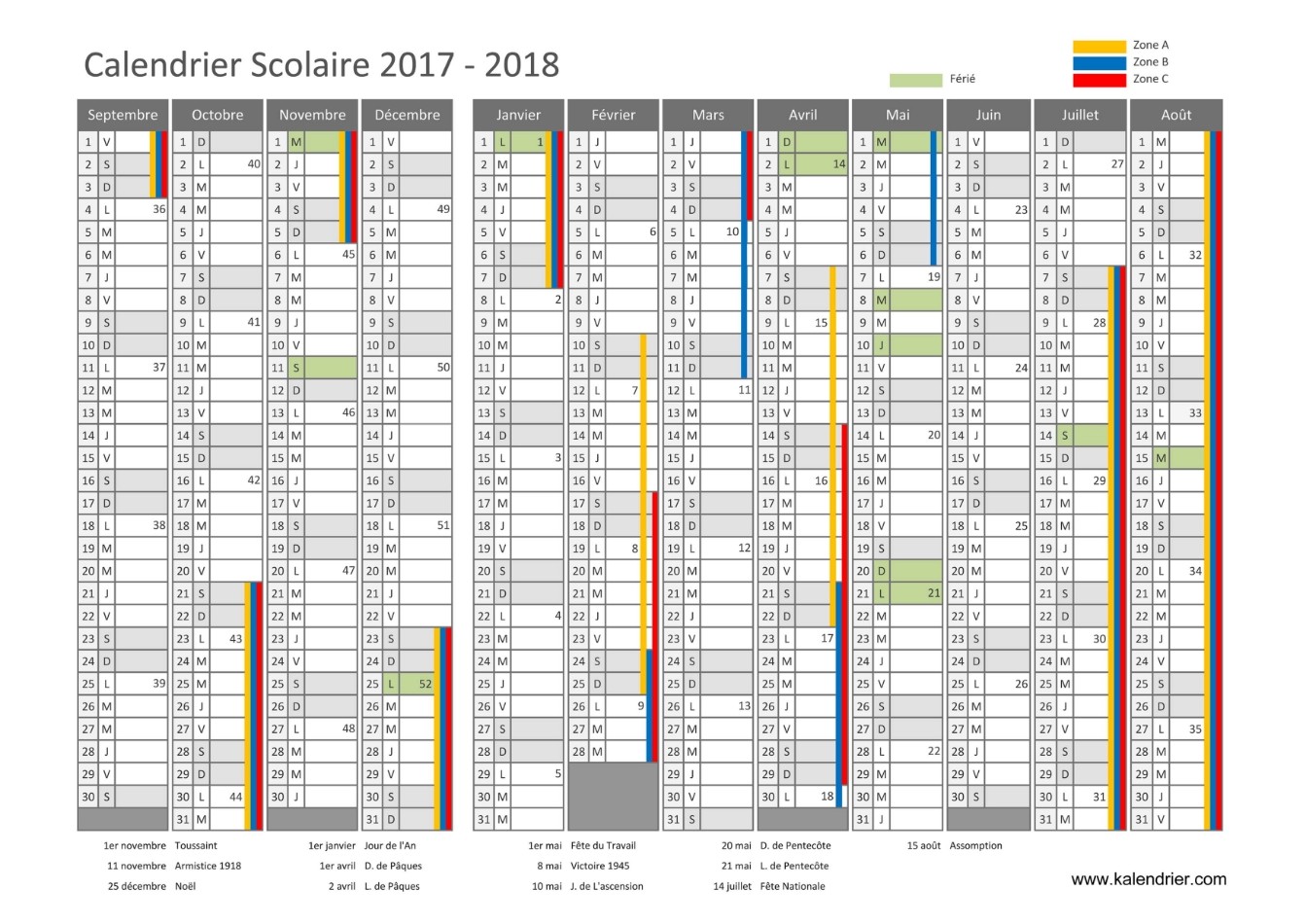 Commerce Ajouter Alice Calendrier Scolaire 2017 18 A Imprimer Toxicité