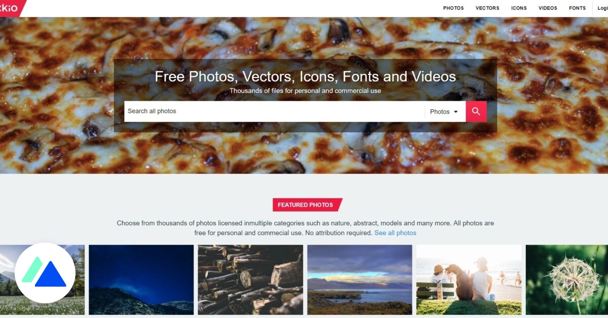 Stock.io un moteur de recherche de photos, vidéos, icônes, et polices libres de droits