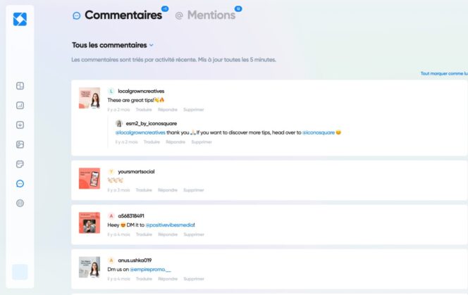 Iconosquare – Commentaires