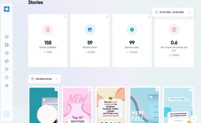 Iconosquare – Stories volume