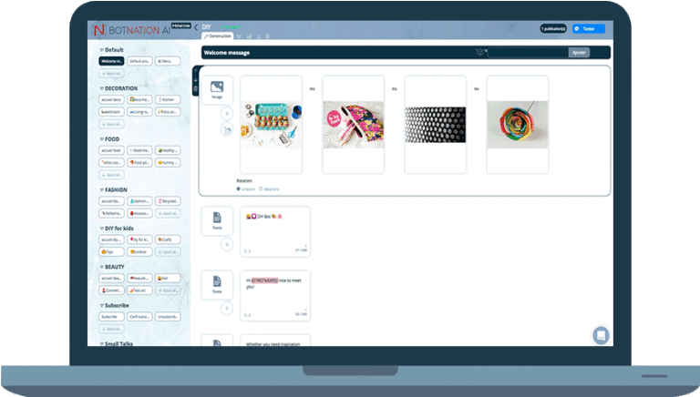 Botnation : un outil simple et complet pour créer un chatbot Messenger