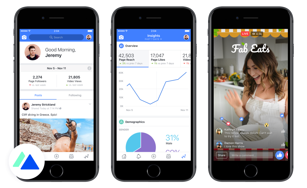 Facebook lance « Créateur », une application pour les créateurs de contenu vidéo