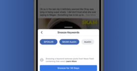 Facebook : un bouton Snooze pour éviter les spoilers et les sujets sans intérêt