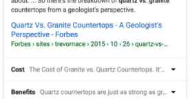 Google va intégrer des extraits thématiques de sites web dans ses résultats de recherche