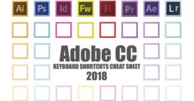 Tous les raccourcis clavier d’Adobe Photoshop, Illustrator, InDesign, Lightroom, Premiere Pro et After Effects