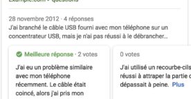 Rich snippets : les résultats enrichis pour les questions/réponses