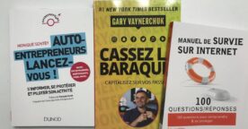 3 livres à gagner sur l’entrepreneuriat, le social media et la cybersécurité
