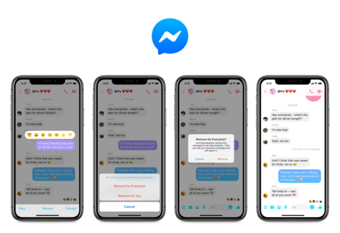 Facebook Messenger Supprimer Un Message D Une Conversation C Est Desormais Possible Bdm