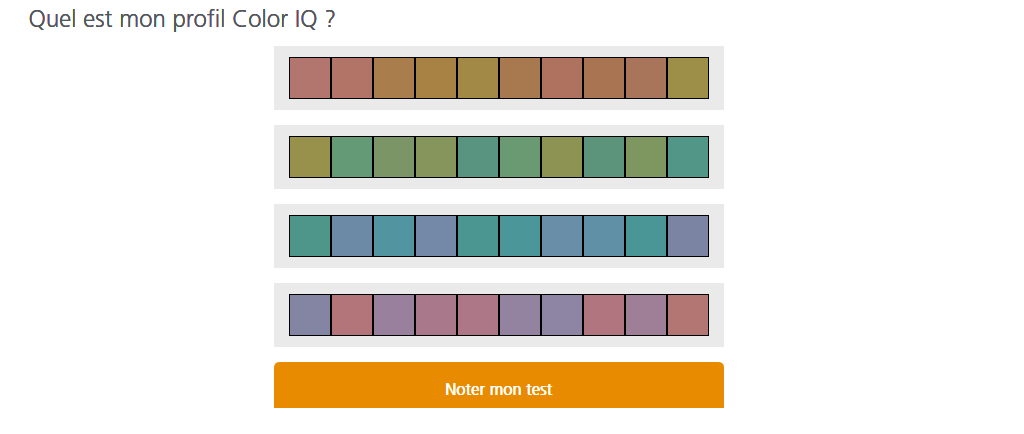 Color IQ Test Pantone3